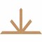 Ekena Millwork Saratoga Timber Gable Bracket, Western Red Cedar, 84"W x 53"H x 3 1/2"D x 5 1/2"F, 15/12 Pitch GBW084X53X0406SAR00SWR - alternate 1